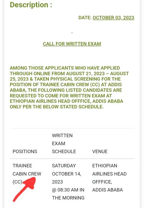 Answered October 5, 2022. . Written exam of ethiopian airlines